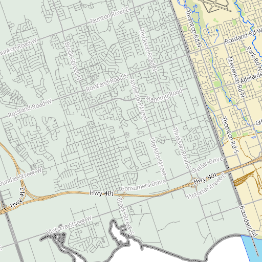 Map Of Oshawa Streets Roads And Transportation - City Of Oshawa